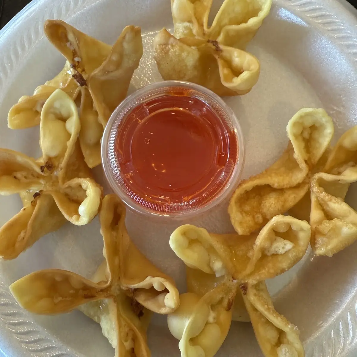 crab rangoon 6 pieces 炸蟹角
